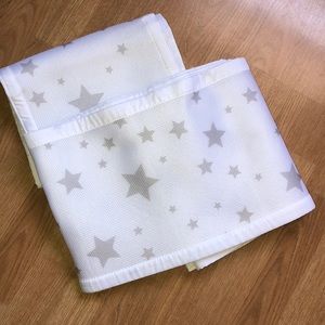 Breathable mesh crib liner.  BreathableBaby.